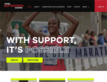 Tablet Screenshot of blackmarathoners.org